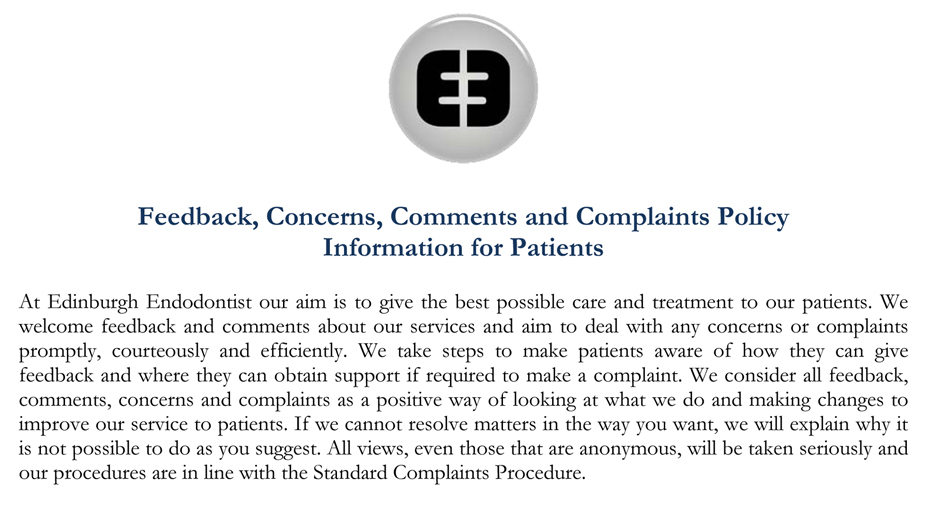 Complaints Procedure