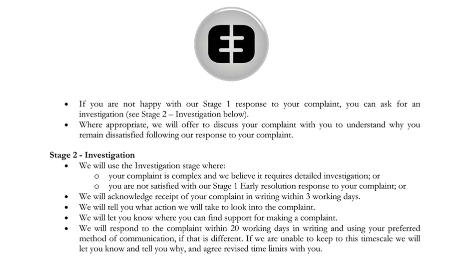 Complaints Procedure