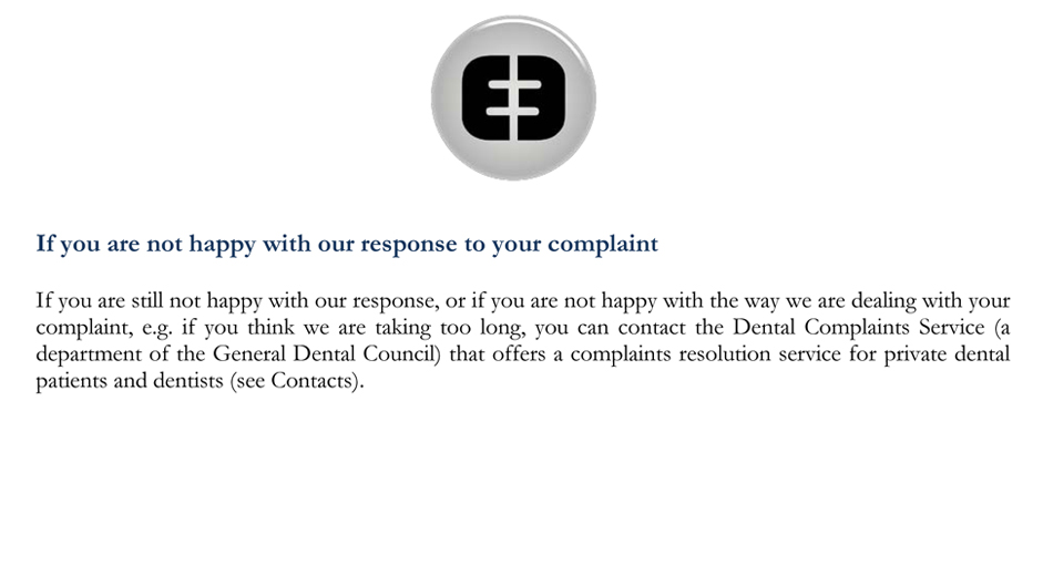 Complaints Procedure